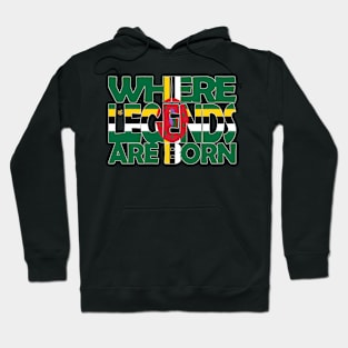 Dominica Flag | Where Legends Are Born | Dominicans Hoodie